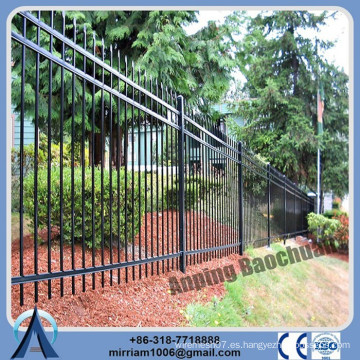 Altura 1800mm o 2100mm barata ornamental valla de hierro forjado